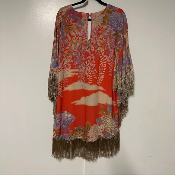 Spell the Gypsy Collective Willow tassel Kimono Sleeves dress Size Small - Picture 10 of 10